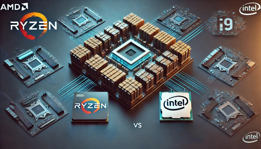 Best CPU for gaming AMD Ryzen 7 9800X3D vs Intel i9