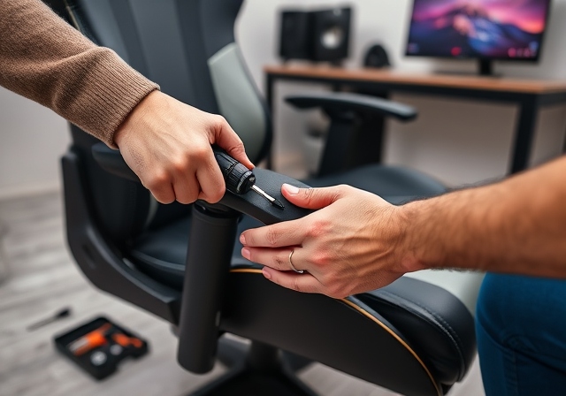 how to fix gaming chair wobbly arms