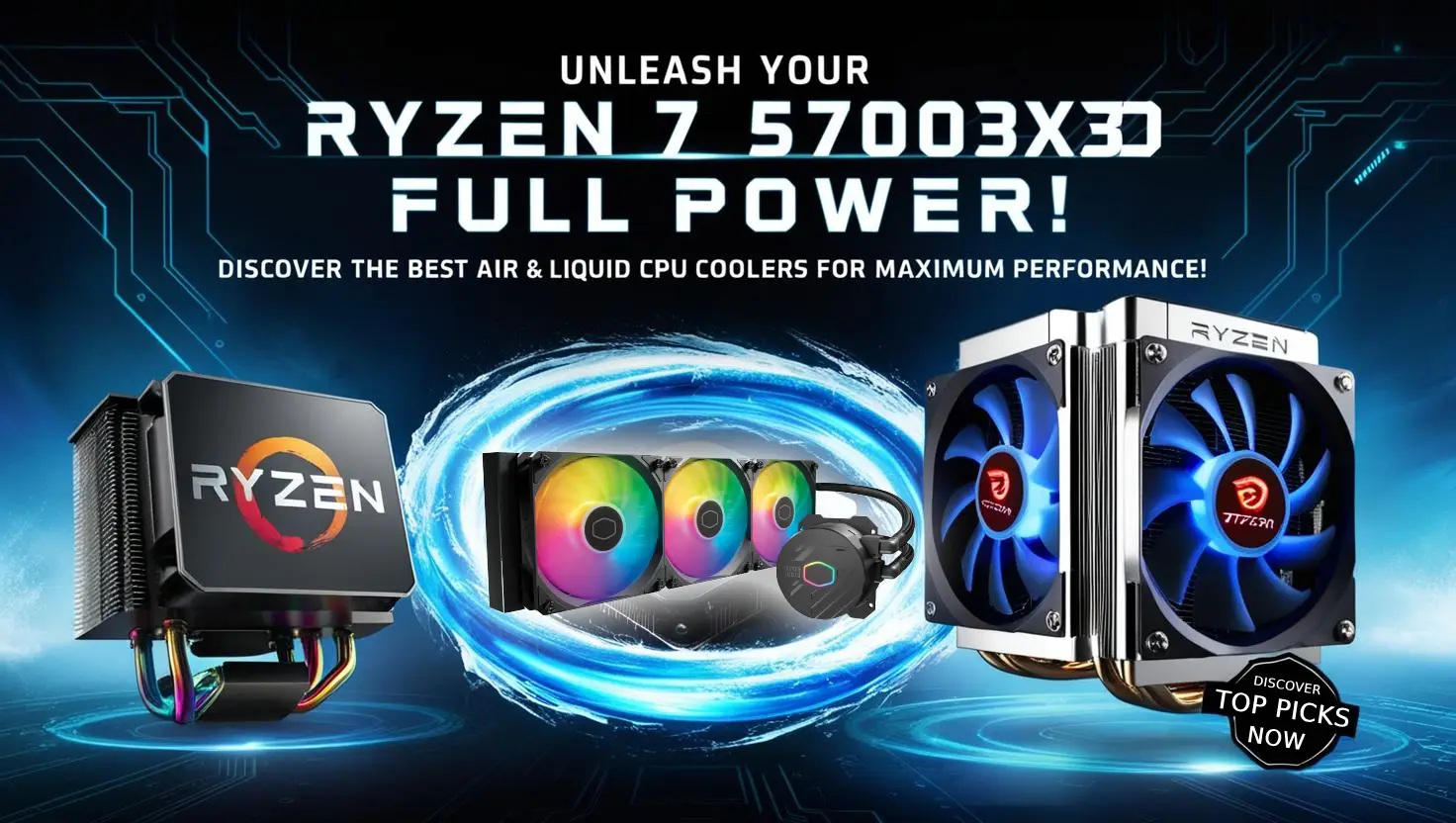 Read more about the article Best CPU Coolers for AMD Ryzen 7 5700X3D: Top Air & Liquid Cooling Solutions for Optimal Performance