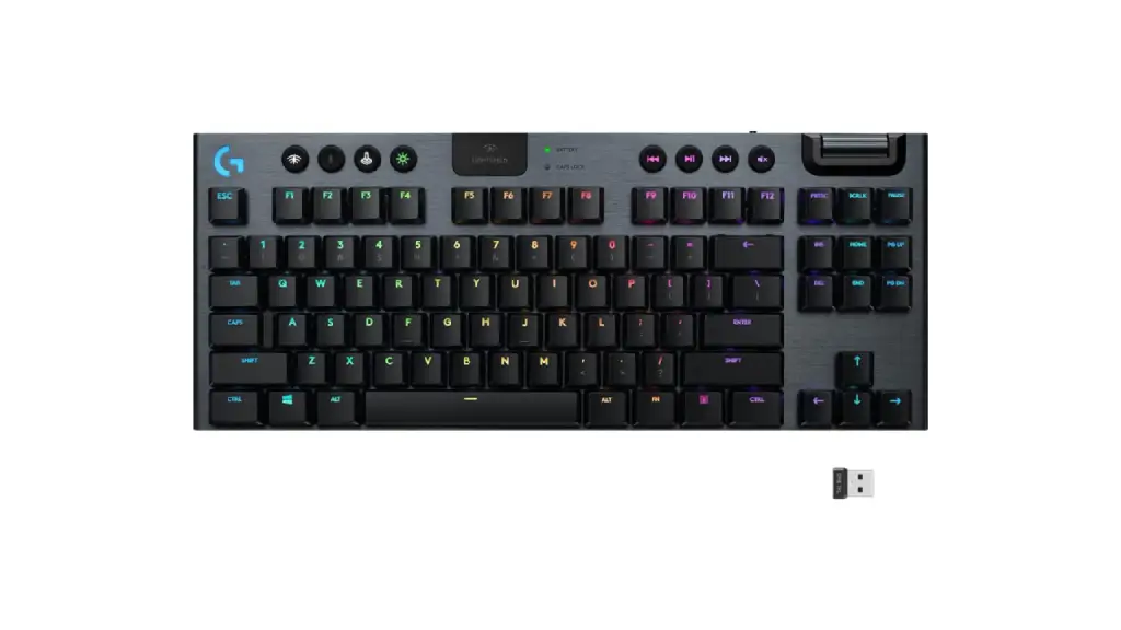 Logitech G915 TKL Tenkeyless Lightspeed Wireless RGB Mechanical Gaming Keyboard