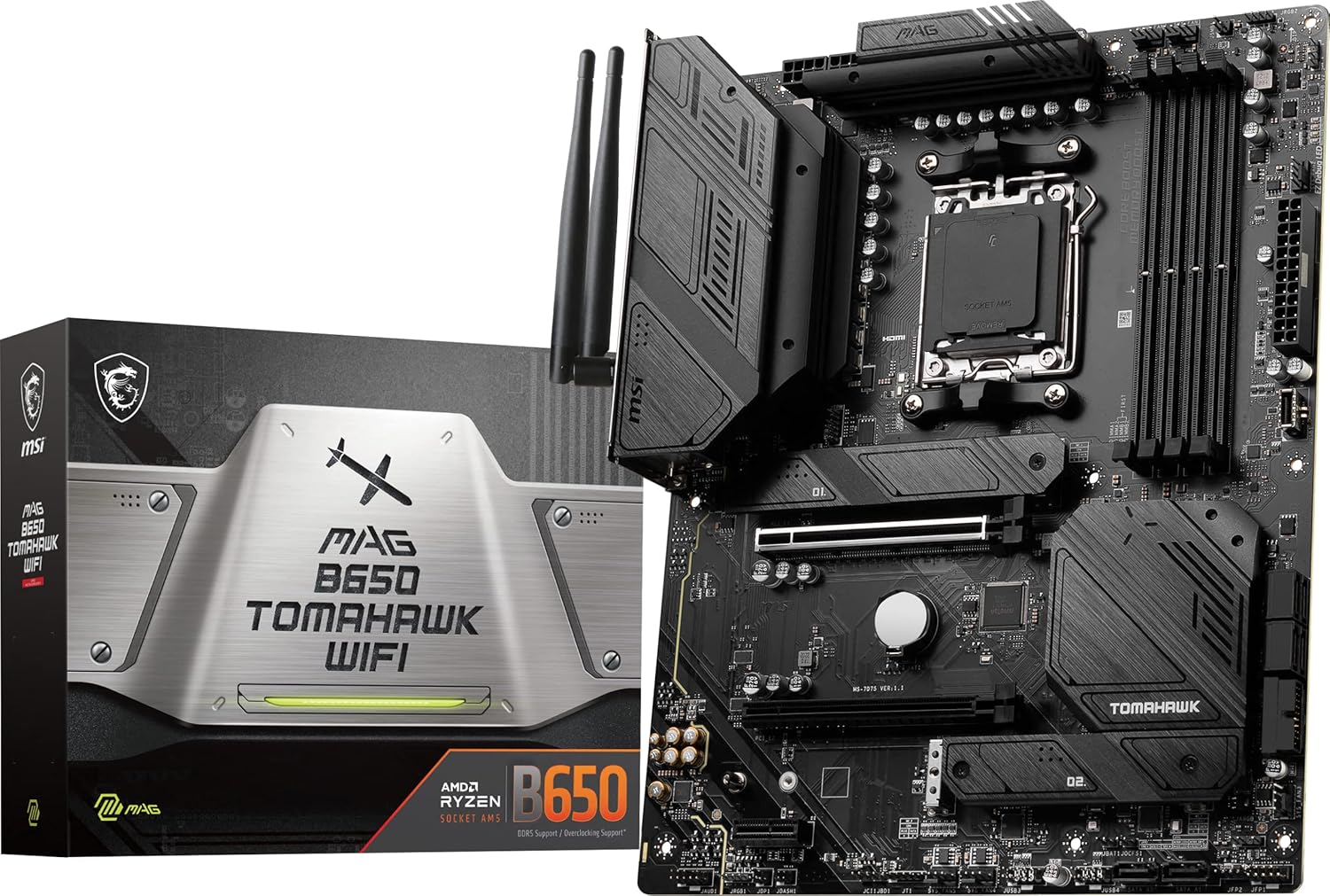 MSI MAG B650 Tomahawk WiFi Gaming Motherboard