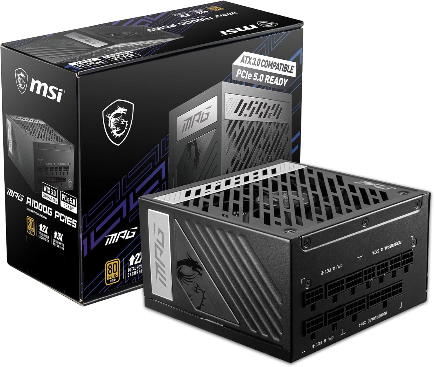 MSI MPG A1000G PCIE 5 ATX 3.0 Gaming Power Supply