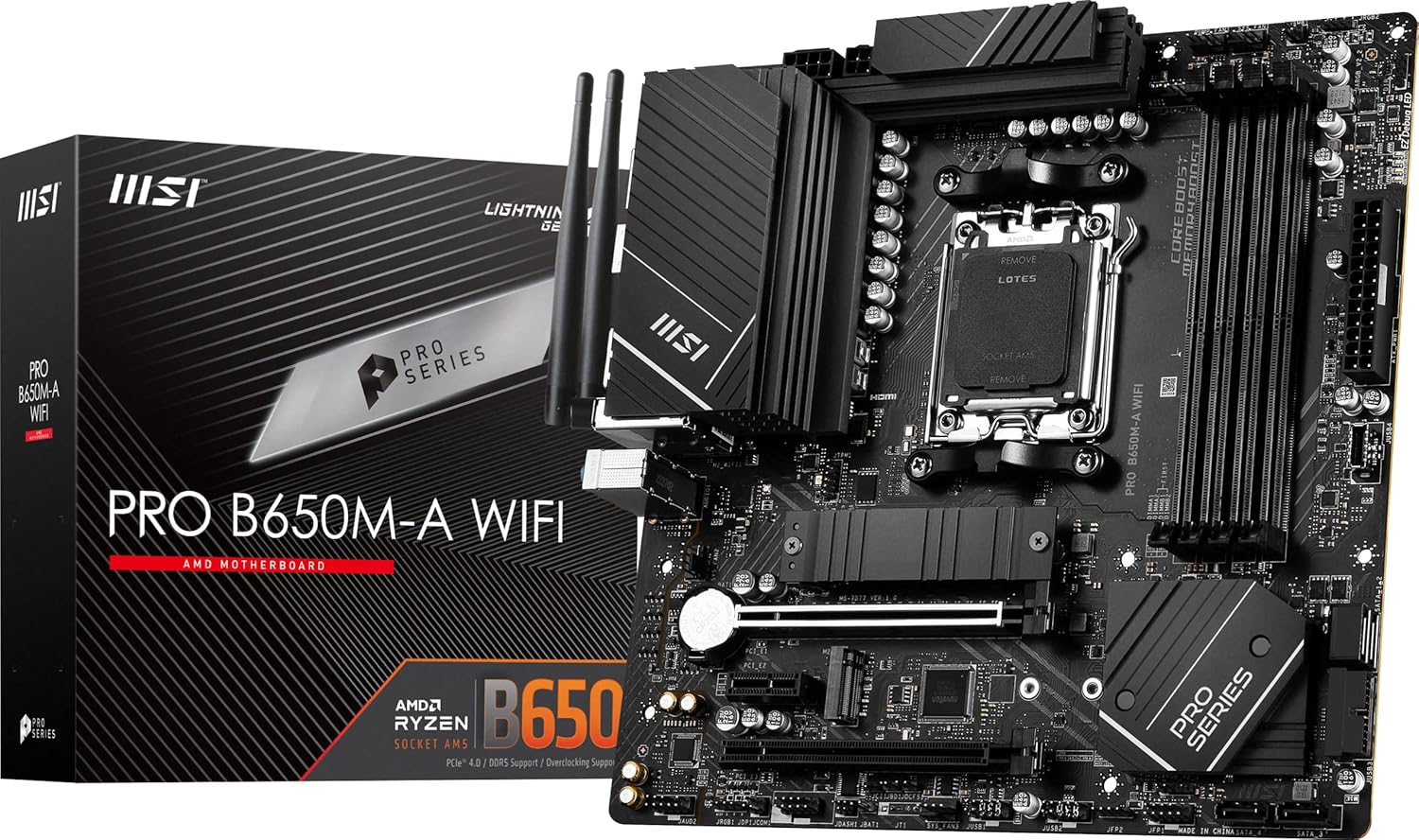 MSI PRO B650M-A WiFi ProSeries Motherboard