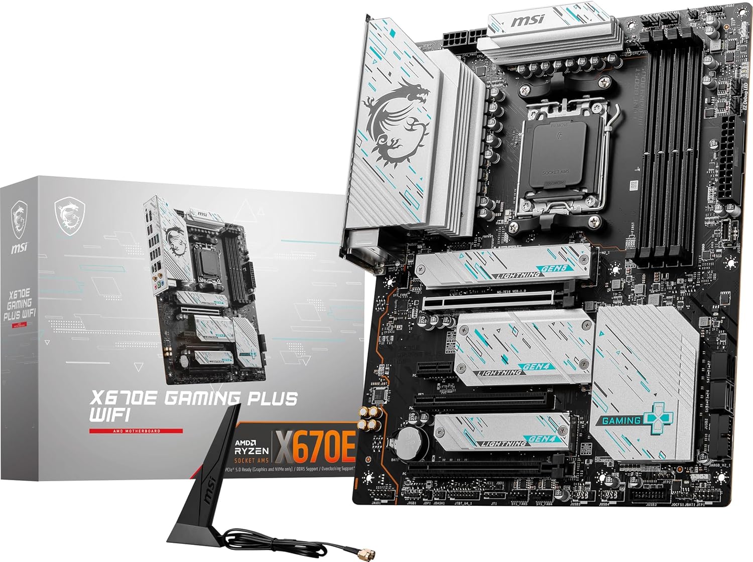 MSI X670E GAMING PLUS WIFI Gaming Motherboard