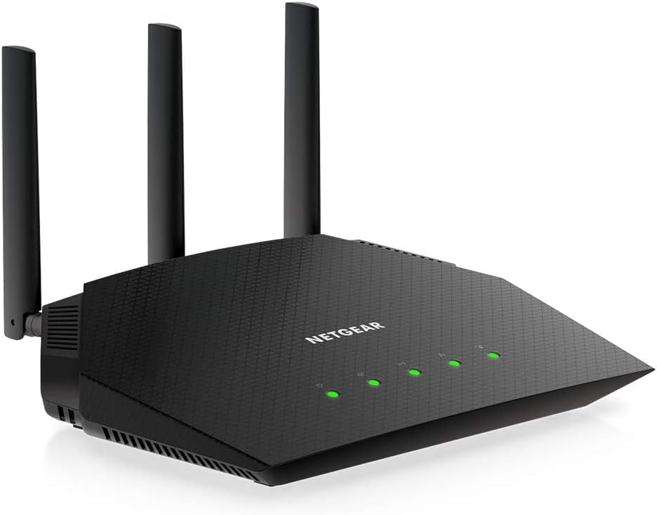 NETGEAR Nighthawk WiFi 6 Router (R6700AX) AX1800 1.8Gbps Wireless Speed