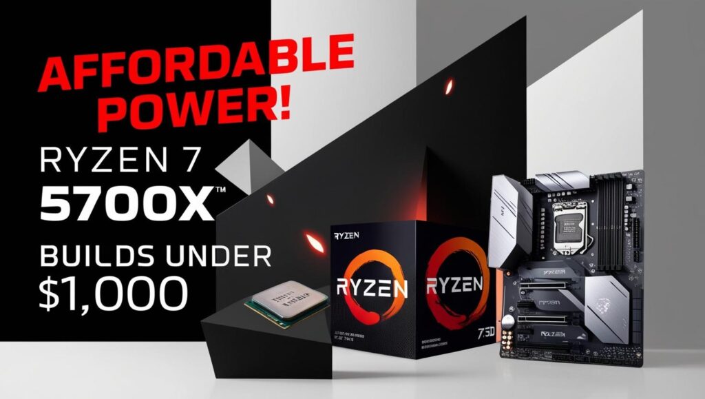 Ryzen 7 5700X3D Builds Under $1,000