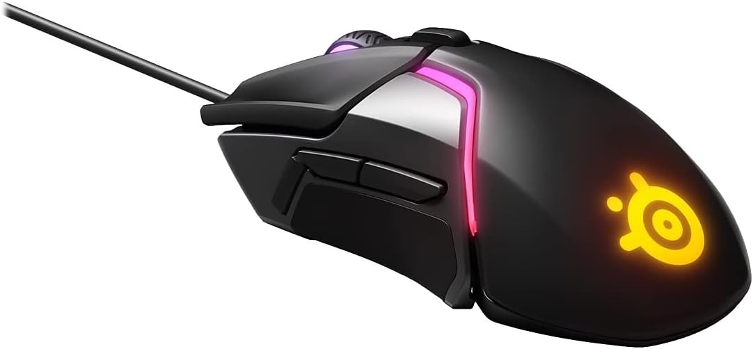 SteelSeries Rival 600 - Gaming Mouse - 12,000 CPI TrueMove3+ Dual Optical Sensor - 0.05 Lift-Off Distance - Weight System,Black
