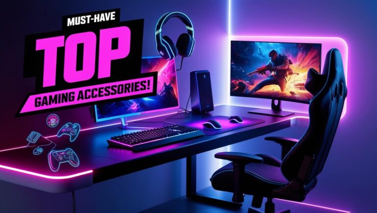 Read more about the article Top Must-Have Gaming Accessories for Pro Gamers: Essential Gear to Enhance Your Setup and Maximize Performance