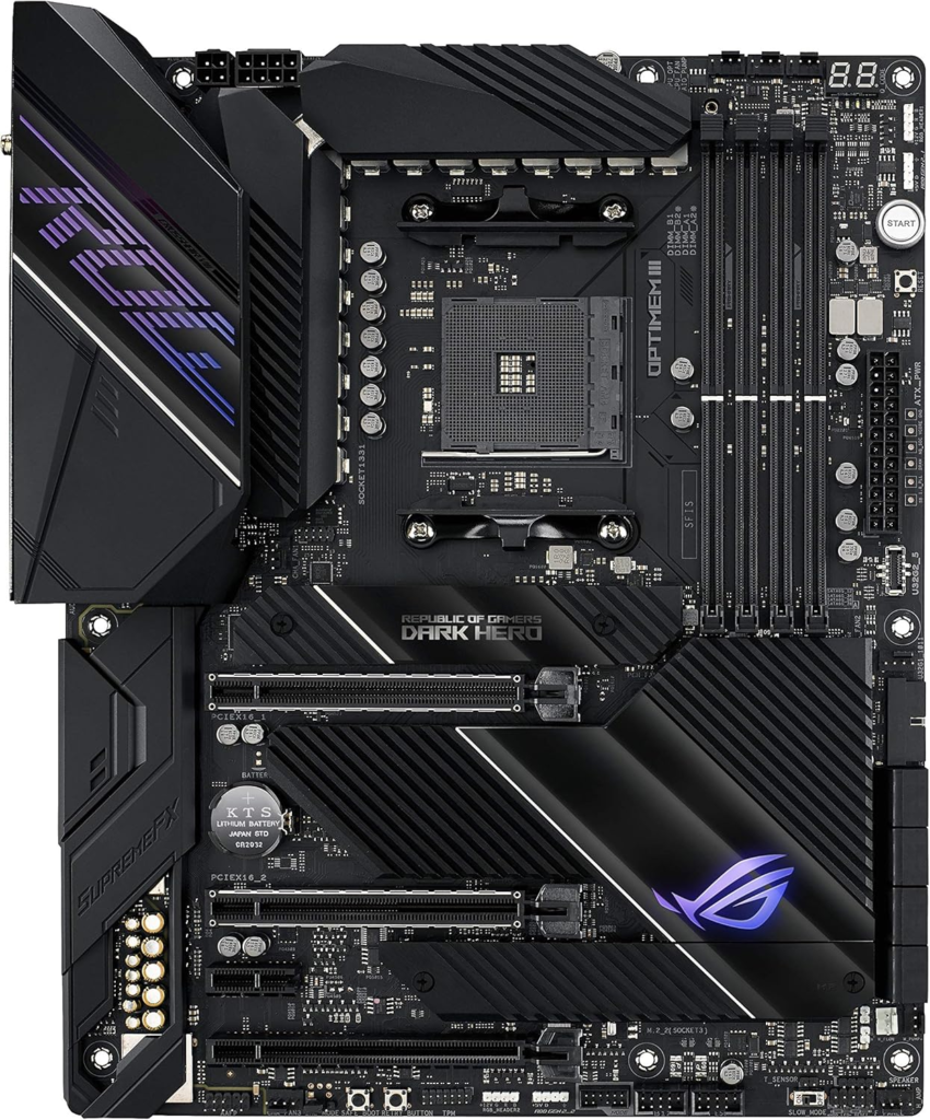 ASUS ROG Crosshair VIII Dark Hero AMD X570 AM4 ATX DDR4-SDRAM Motherboard