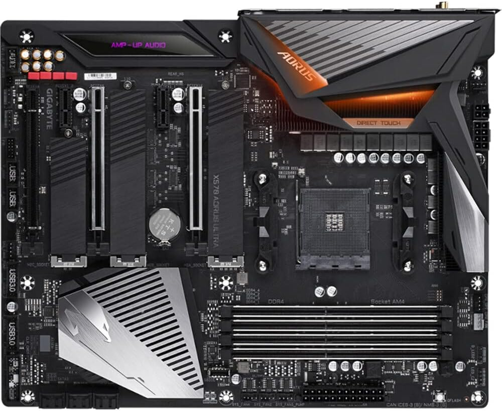 Gigabyte Ultra Aorus AM4 AMD X570 ATX DDR4-SDRAM Motherboard