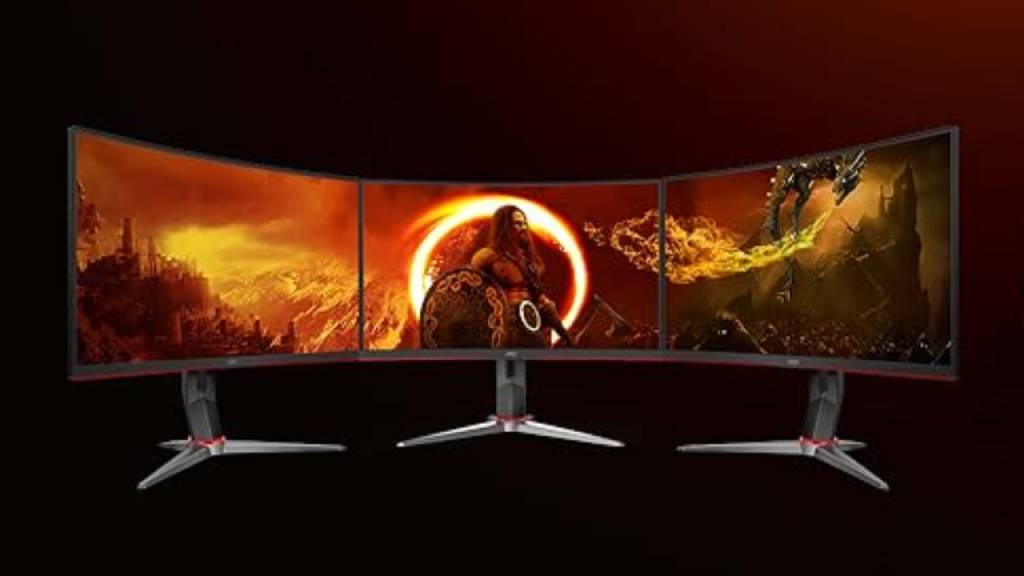 AOC C27G2Z FHD 27-Inch Curved Frameless Ultra-Fast Gaming Monitor