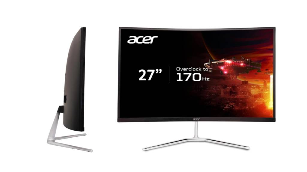 Acer EDA270U Pbmiipx WQHD 27-Inch Curved Gaming Monitor