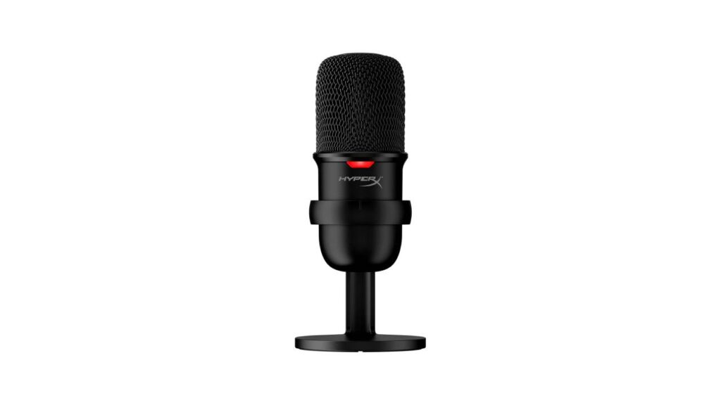 HyperX SoloCast – USB Condenser Gaming Microphone, for PC, PS4, PS5 and Mac, Tap-to-Mute Sensor, Cardioid Polar Pattern, great for Streaming, Podcasts, Twitch, YouTube, Discord