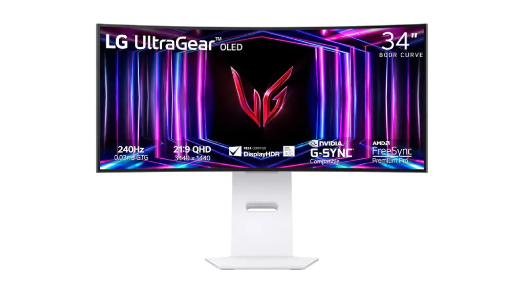 LG 34GS95QE 34-inch Ultragear OLED Curved Gaming Monitor