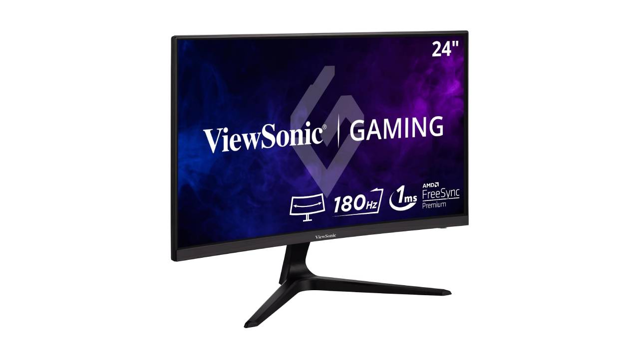 ViewSonic VX2418C 24 Inch 1080p 1ms 180Hz Curved Gaming Monitor