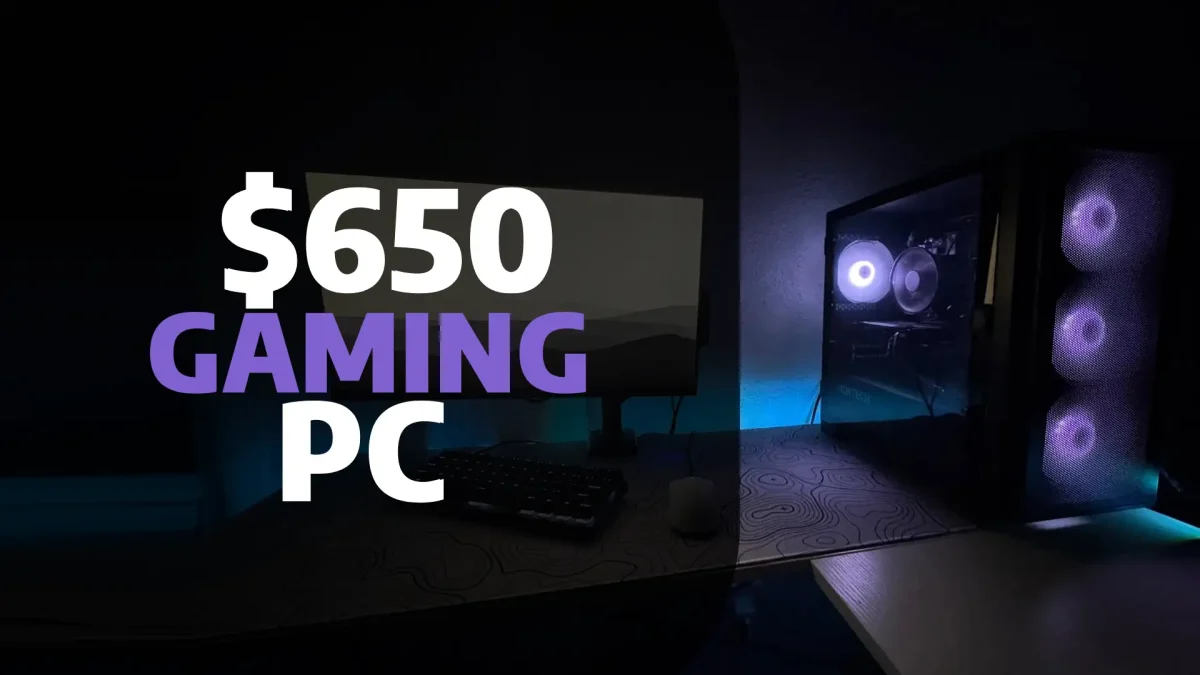 Best $650 Budget Gaming PC Build of 2025