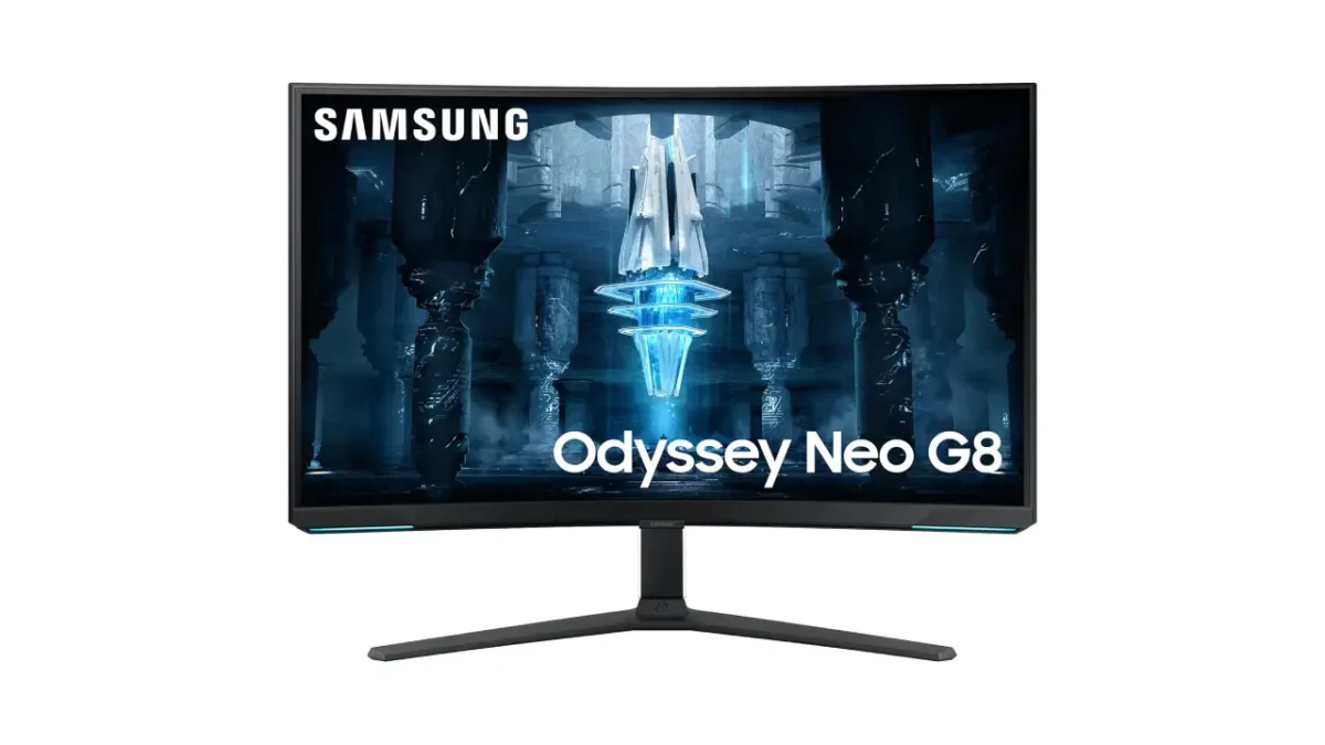 Top 4k Curved Monitor: SAMSUNG Odyssey Neo G8 (Immersive Display & 240Hz)