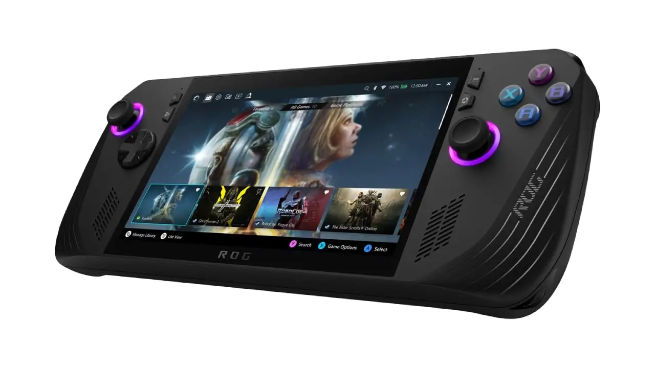 Steam Deck vs. ROG Ally vs. Legion Go: The Definitive Handheld PC Comparison for 2025 3 The ASUS ROG Ally portable gaming PC
