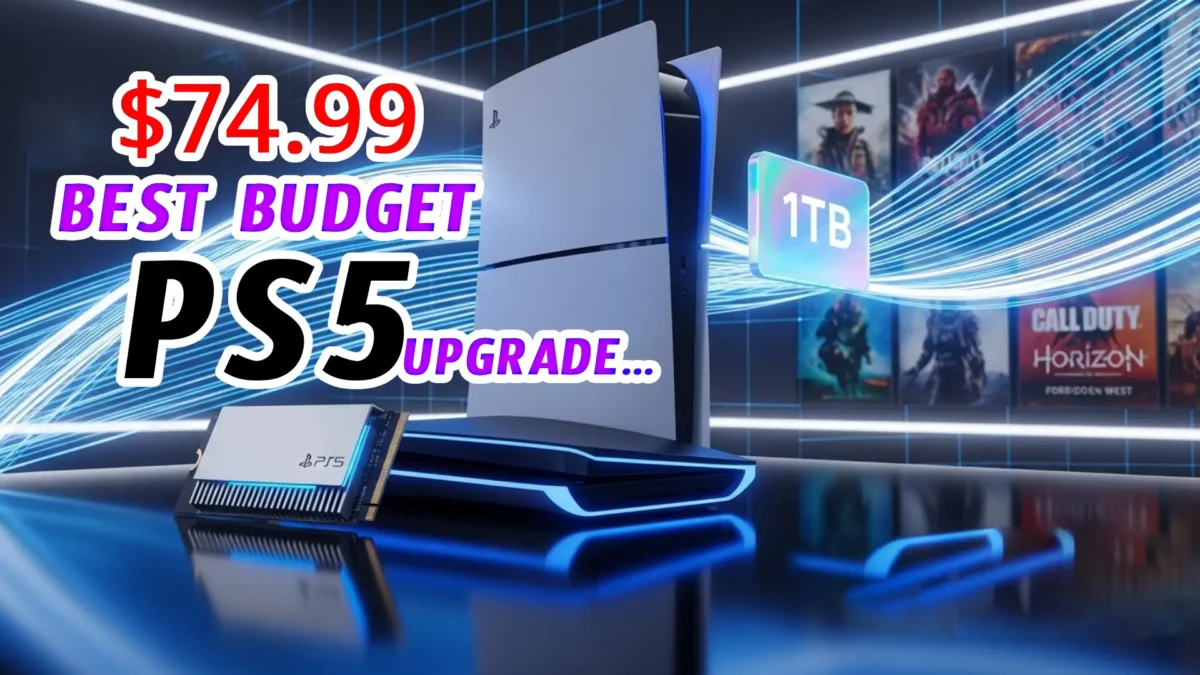 PS5 Gamers Are Raving About This $74.99 SSD — Is It the Best Budget Upgrade of 2025? 1 Best budget PS5 SSD 2025 viral $75 SSD for PS5 storage upgrade.