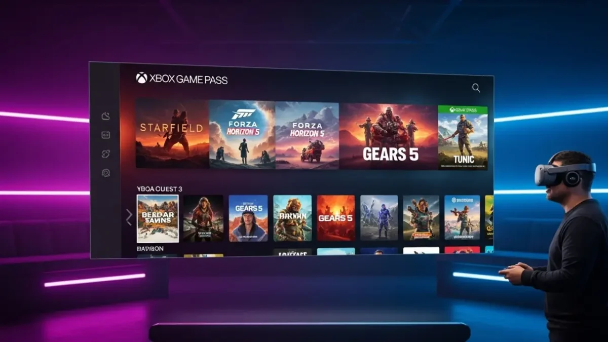 How to Play Xbox Games on Meta Quest 3s (2025 Guide) 3 Top Xbox Game Pass titles playable on Meta Quest 3s headset via cloud streaming