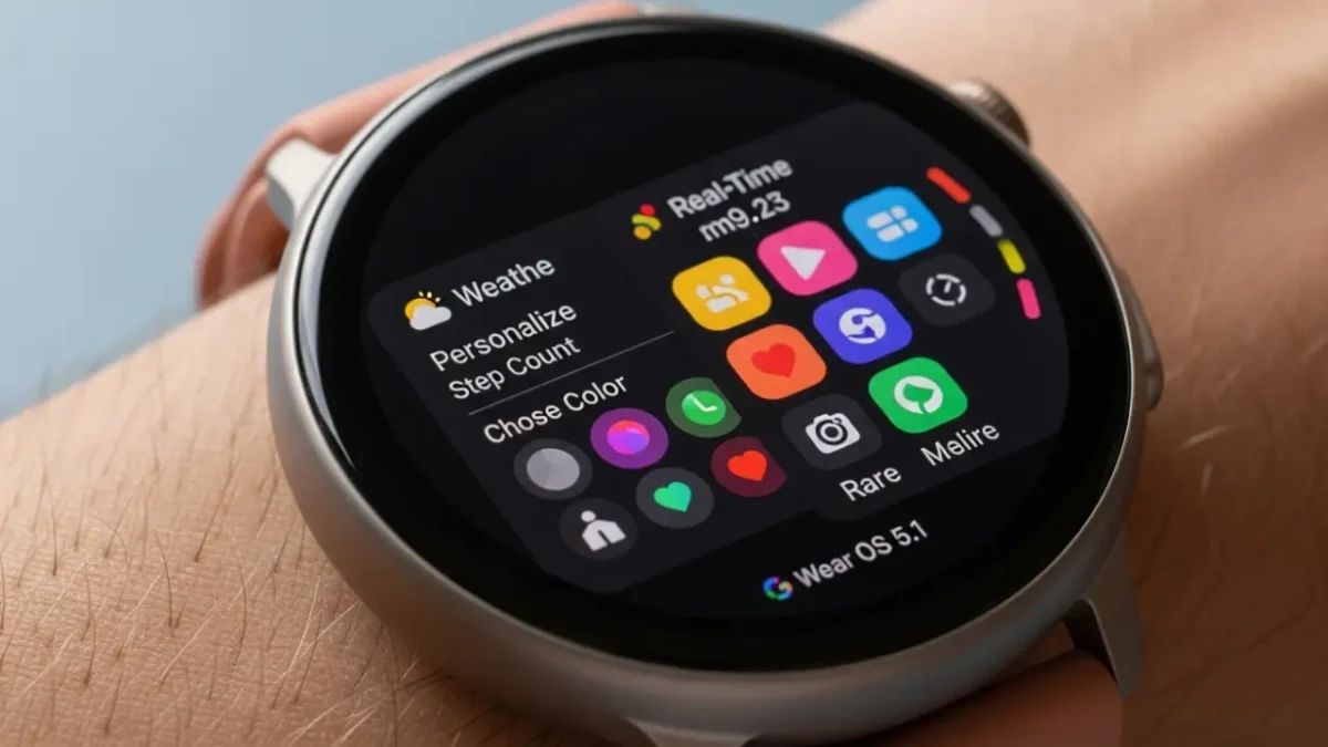 Google Pixel Watch 3 Tips & Tricks You Need to Know (2025 Edition) 2 Google Pixel Watch 3 best tips and tricks screen showing watch face customization with vibrant complications