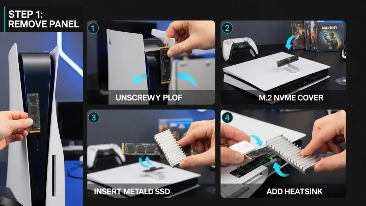 PS5 Gamers Are Raving About This $74.99 SSD — Is It the Best Budget Upgrade of 2025? 3 Step-by-step PS5 M.2 SSD installation for best budget PS5 SSD 2025